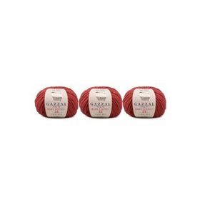 Gazzal 3453 Baby Cotton 25 gr 3'lü El Örgü İpi