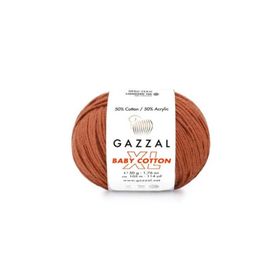 Gazzal 3454 50 gr Baby Cotton El Örgü İpi