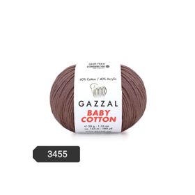 Gazzal 3455 50 gr Baby Cotton El Örgü İpi