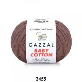 Gazzal 3455 50 gr Baby Cotton El Örgü İpi