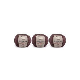 Gazzal 3455 Baby Cotton 25 gr 3'lü El Örgü İpi