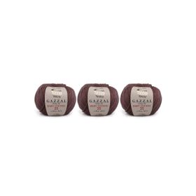 Gazzal 3455 Baby Cotton 25 gr 3'lü El Örgü İpi