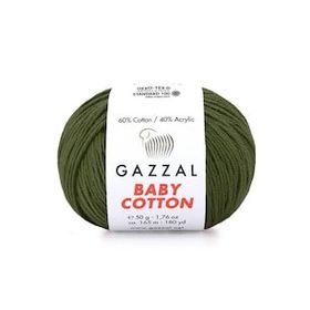 Gazzal 3463 Kamuflaj Baby Cotton El Örgü Ipi