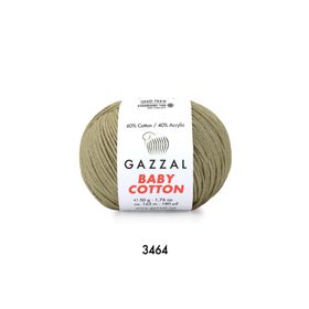 Gazzal 3464 50 gr Baby Cotton El Örgü İpi