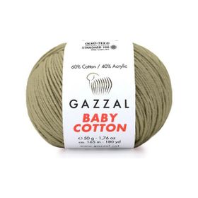 Gazzal 3464 50 gr Baby Cotton El Örgü İpi