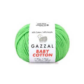 Gazzal 3466 Yeşil Baby Cotton El Örgü İpi