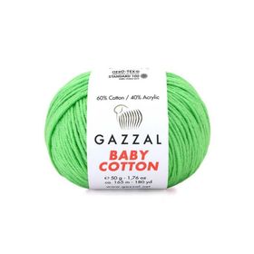Gazzal 3466 Yeşil Baby Cotton El Örgü İpi