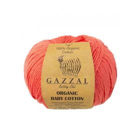 Gazzal 419 Nar Çiçeği Organic Baby Cotton El Örgü İpi