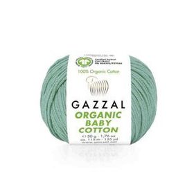 Gazzal 422 Yeşil Organic Baby Cotton El Örgü İpi