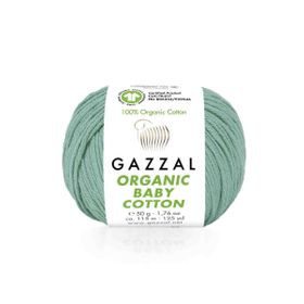 Gazzal 422 Yeşil Organic Baby Cotton El Örgü İpi