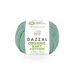 Gazzal 422 Yeşil Organic Baby Cotton El Örgü İpi