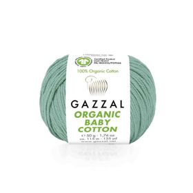Gazzal 422 Yeşil Organic Baby Cotton El Örgü İpi