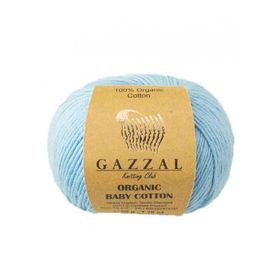 Gazzal 423 Mavi Organic Baby Cotton El Örgü İpi