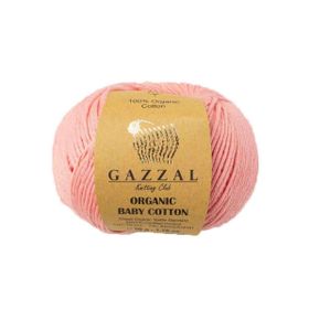 Gazzal 425 Pembe Organic Baby Cotton El Örgü Ipi