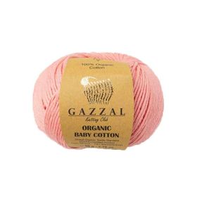 Gazzal 425 Pembe Organic Baby Cotton El Örgü Ipi