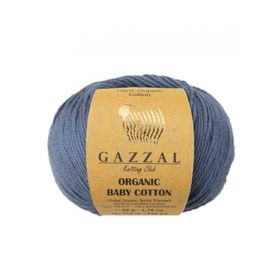 Gazzal 434 Mavi Organic Baby Cotton El Örgü Ipi