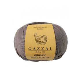 Gazzal 435 Gri Organic Baby Cotton El Örgü İpi