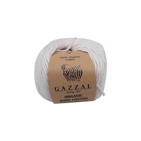 Gazzal 436 Krem Organic Baby Cotton El Örgü İpi