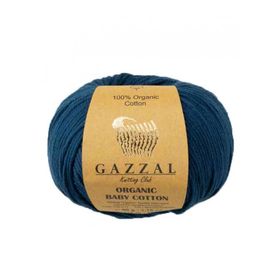 Gazzal 437 Havacı Mavi Organic Baby Cotton El Örgü Ipi