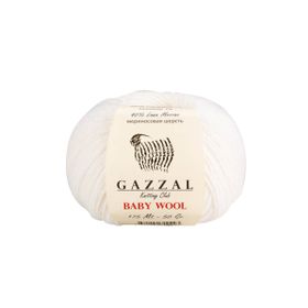 Gazzal 801 Beyaz Baby Wool El Örgü İpi