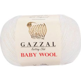 Gazzal 801 Beyaz Baby Wool El Örgü İpi