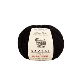 Gazzal 803 Siyah Baby Wool El Örgü İpi