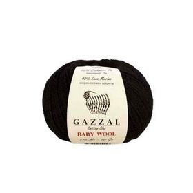 Gazzal 803 Siyah Baby Wool El Örgü İpi