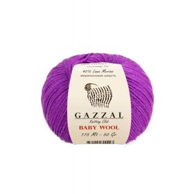 Gazzal 815 Mor Baby Wool El Örgü İpi
