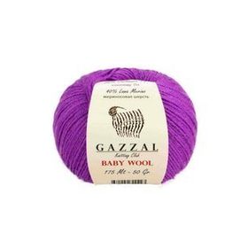 Gazzal 815 Mor Baby Wool El Örgü İpi