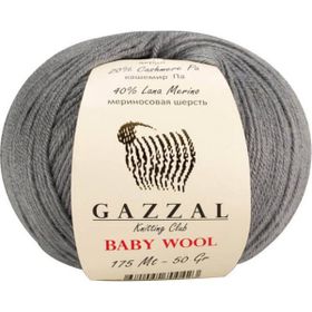 Gazzal 818 Gri Baby Wool El Örgü İpi
