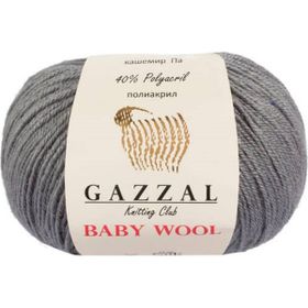 Gazzal 818 Gri Baby Wool El Örgü İpi