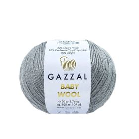 Gazzal 818 Gri Baby Wool El Örgü İpi