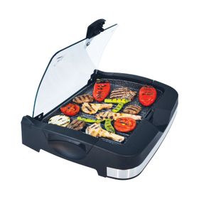 Gazzella BRB 3000 Barbecue 2400 W Elektrikli Cam Kapaklı Izgara