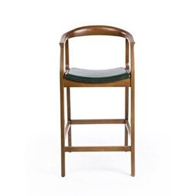 Gazzini Furniture Helsinki Iskandinav Ahşap Ceviz Bar Sandalyesi
