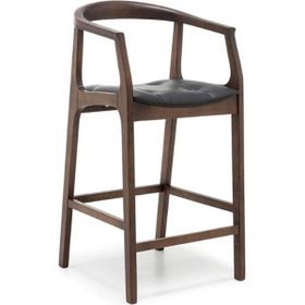 Gazzini Furniture Helsinki Koyu Ceviz Bar Sandalyesi