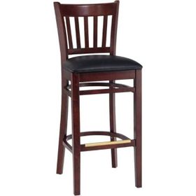 Gazzini Furniture Roma Koyu Ceviz Bar Sandalyesi