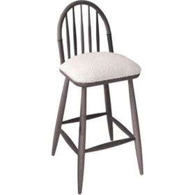 Gazzini Furniture Rustica Iskandinav Ceviz Bar Sandalyesi