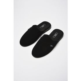 GC 355 Nubuk Siyah Erkek Terlik