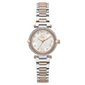 GC Gcz57001l1 Metalik Gri Rose Gold Çelik Kadın Kol Saati