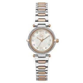 GC Gcz57001l1 Metalik Gri Rose Gold Çelik Kadın Kol Saati