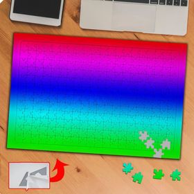 GD1 Degrade Gradyan Color Renk Karması 240 Parça Puzzle Yapboz Tablo