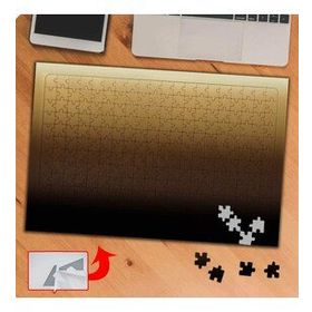 GD13 Degrade Gradyan Color Siyah Kahverengi 240 Parça Puzzle Yapboz Tablo