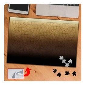 GD13 Degrade Gradyan Color Siyah Kahverengi 240 Parça Puzzle Yapboz Tablo