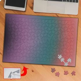 GD15 Degrade Gradyan Color Mavi Mor 240 Parça Puzzle Yapboz Tablo