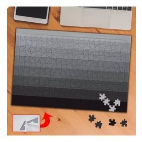GD20 Degrade Gradyan Color Siyah Gri 240 Parça Puzzle Yapboz Tablo