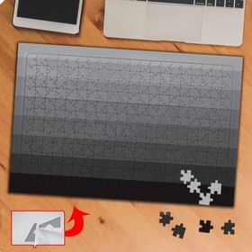 GD20 Degrade Gradyan Color Siyah Gri 240 Parça Puzzle Yapboz Tablo