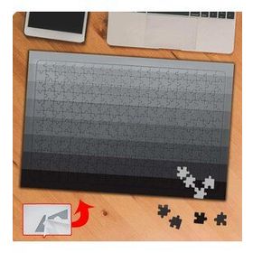 GD20 Degrade Gradyan Color Siyah Gri 240 Parça Puzzle Yapboz Tablo