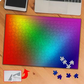 GD21 Degrade Gradyan Color Gökkuşağı 240 Parça Puzzle Yapboz Tablo