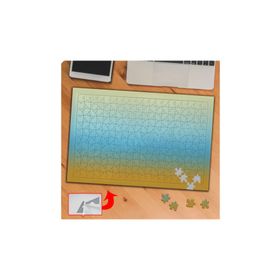 GD9 Degrade Gradyan Sarı Mavi 240 Parça Puzzle Yapboz Tablo