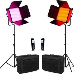 GDX CF-1500R Rgb 2'li Rgb Led Video Işık Seti